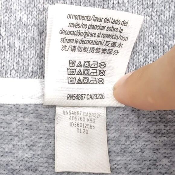 Victoria Secret PINK Grey/Gray Half Zip Cropped Fleece Sweatshirt - Size M - GUC - Picture 11 of 11